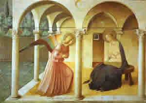 Fra Angelico&rsquo;s "Annunciation".