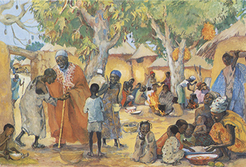 Jesus Mafa, The Poor Invited to the Feast (1973).