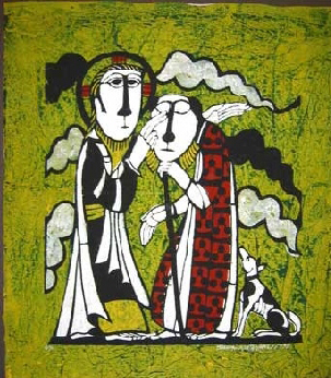 Sadao Watanabe, Christ Healing the Blind (1979).
