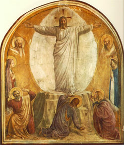 Transfiguration, Fra Angelico, Italy (1400&ndash;1455).