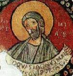 Jeremiah fresco, Roman School, c 1120..